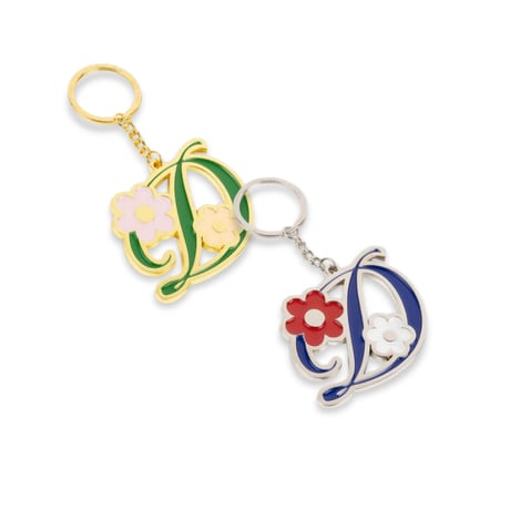 Dime Oversized Floral Keychain / 全2色