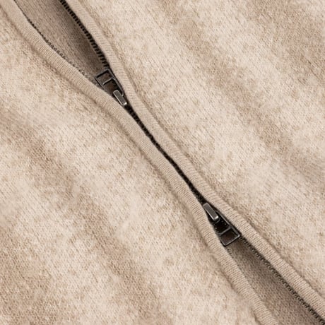 Dime Mohair Striped Zip Hoodie / 全2色