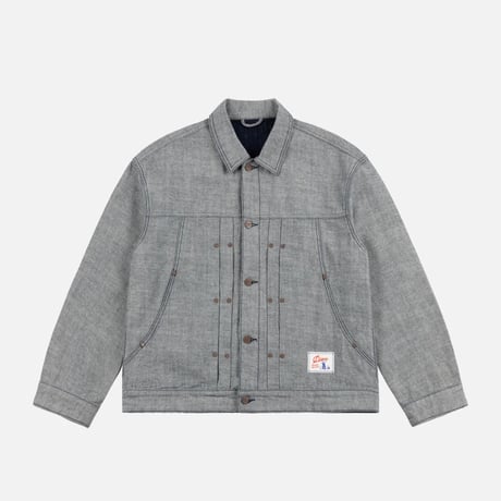 Dime Pleated Denim Jacket