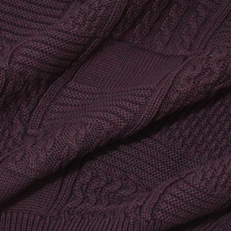 RAWDRIP Panel Pattern Crew Knit 全3色