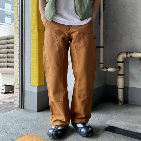US Carhartt B136 Double Front Washed Duck Utility Work Pants / 全3色