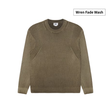 OBEY Ian Faded Wash Sweater / 全2色