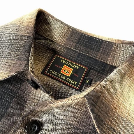 FB County L/S Checker Flanel Shirt / 全5色