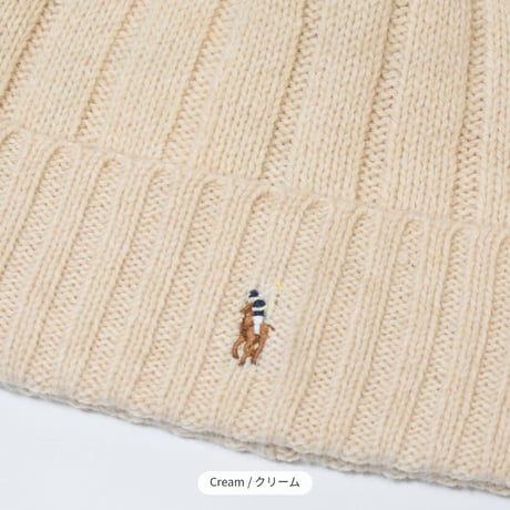 Polo Ralph Lauren Signature Pony Wool-Blend Beanie / 全10色