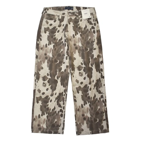 Abercrombie & Fitch Baggy 5pocket pants - Cream Pattern