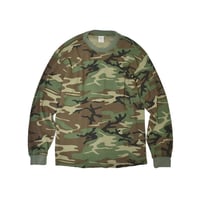 Cotton Collective Waffle L/S Tee 7.0oz - Vintage Camo