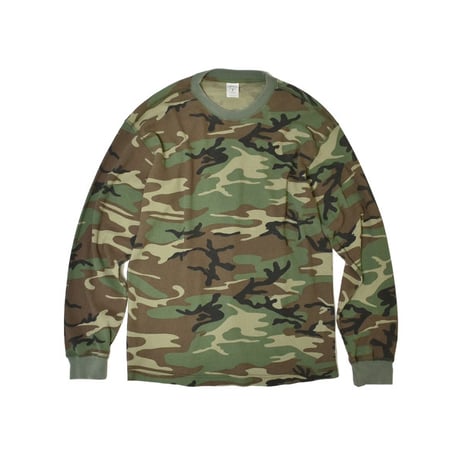 Cotton Collective Waffle L/S Tee 7.0oz - Vintage Camo