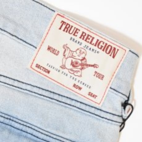 True Religion Billy Flap Bootcut Jeans - Light Journey Wash