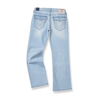 True Religion Billy Flap Bootcut Jeans - Light Journey Wash