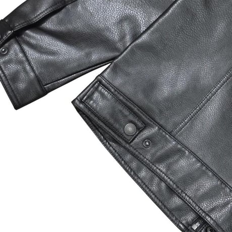 Levi's®︎  PU Leather 2 Chest Pocket Trucker Jacket LM2RU638 / 全2色