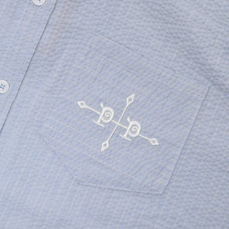 Pass~Port Gauntlets Workers S/S Shirt - Power Blue