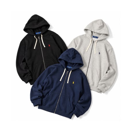 Polo Ralph Lauren Fleece Full Zip Hoodie / 全3色