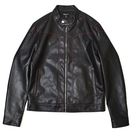 True Religion Leather Moto Jacket - Black