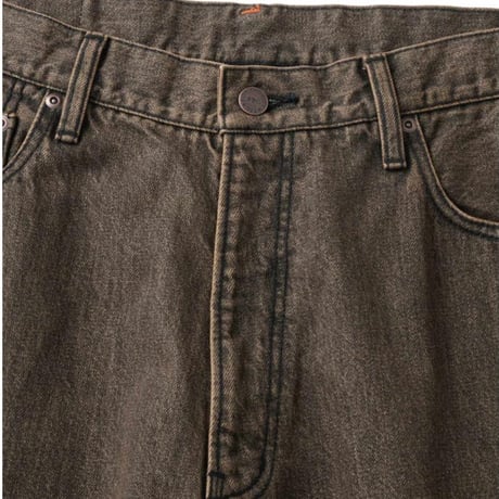 FTC EMB Baggy Fit Denim - Dyed Brown