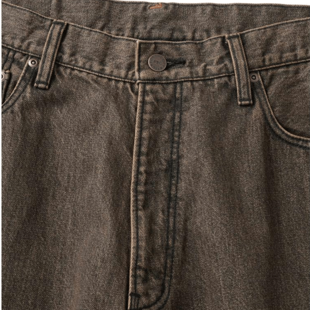 FTC EMB Baggy Fit Denim - Dyed Brown | RULEZ