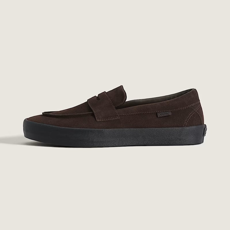 Vans Skate Loafer Suede - BrownxBlack | RULEZ