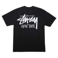 Stussy Stock "New York" S/S Tee - Black