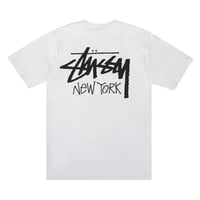 Stussy Stock "New York" S/S Tee - White