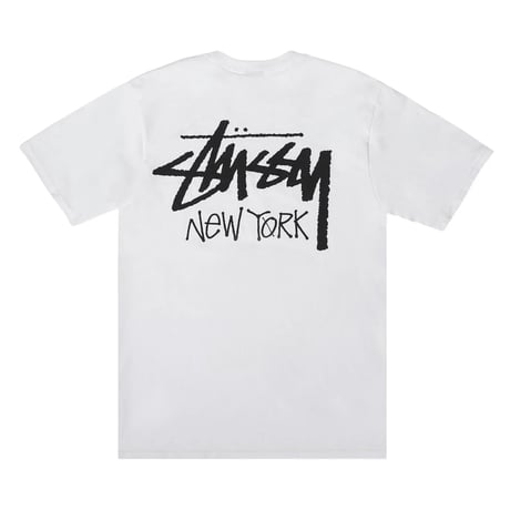 Stussy Stock "New York" S/S Tee - White