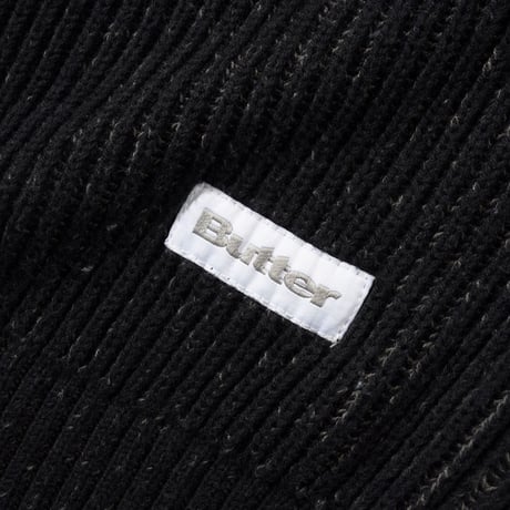 Butter Goods Club Zip-Thru Knit - Black