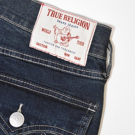 True Religion Bobby Flap Baggy Jeans - Dark Hawk’s Eye Wash