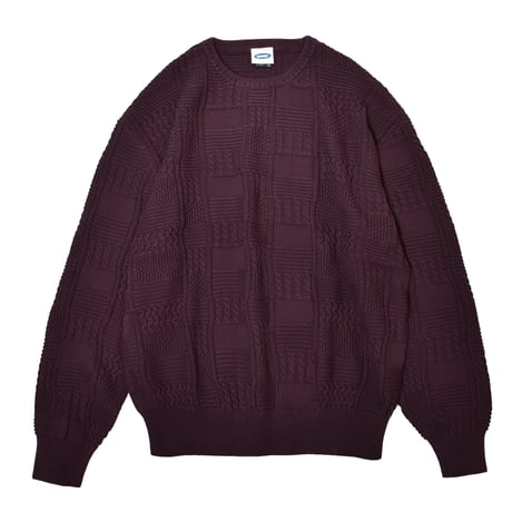 RAWDRIP Panel Pattern Crew Knit 全3色
