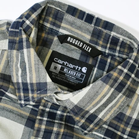 Carhartt 107010 Relaxed Fit Midweight L/S Flannel Plaid Shirts / 全2色