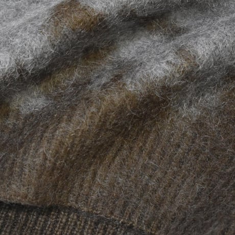 Gramicci Mohair Splatter Cardigan [G6FM-J038] / 全3色