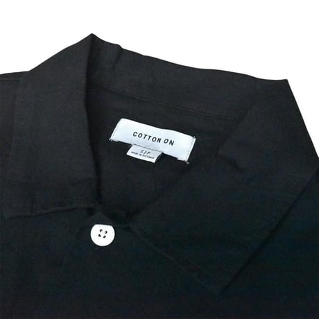 Cotton On Eli Linen Blend S/S Shirt - Black