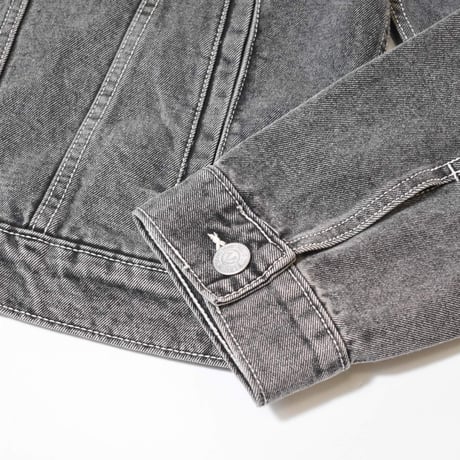 True Religion Jesse SN Trucker Jacket Jacket - Grey Wash