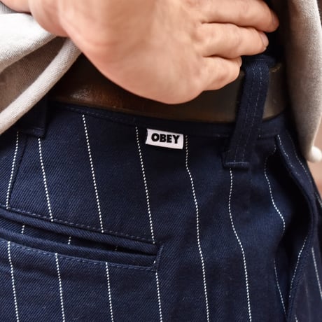 OBEY Dean Stripe Plated Pants / 全2色