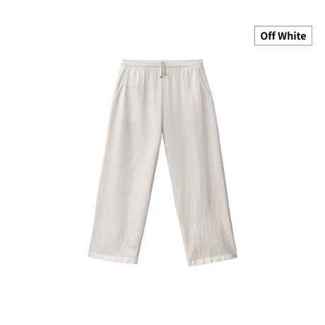 Los Angeles Apparel Heavy Jersey Wide Garment Dyed Casual Pants [1205WGD] / 全4色