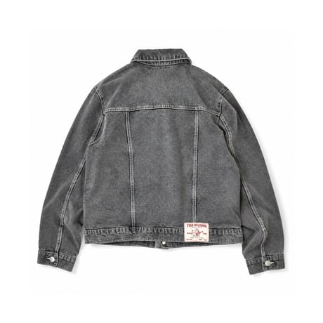 True Religion Jesse SN Trucker Jacket Jacket - Grey Wash