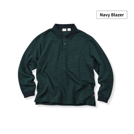 Levi's®︎ Classic Boxy Long-Sleeve Polo Penaud Stripe [0087G-0003] [0087G-0004]  / 全2色