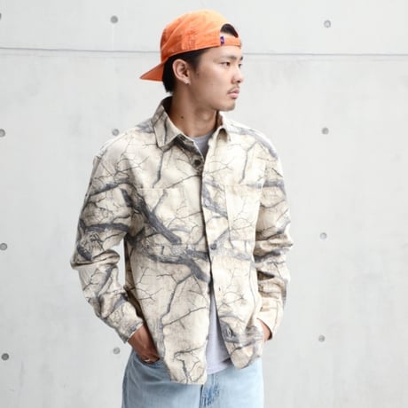 Nomad by Craft + Flow Tree Camo Canvas Shirts Jacket