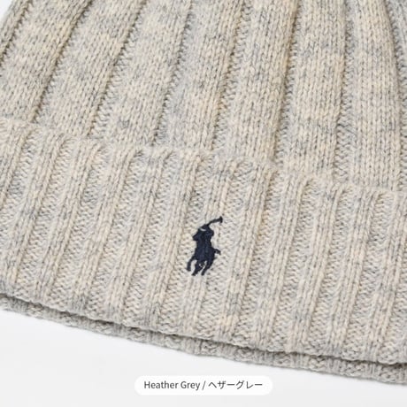 Polo Ralph Lauren Signature Pony Wool-Blend Beanie / 全10色