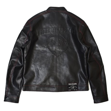 True Religion Leather Moto Jacket - Black