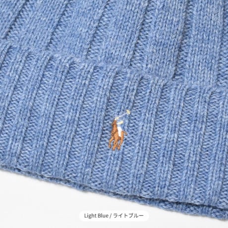 Polo Ralph Lauren Signature Pony Wool-Blend Beanie / 全10色