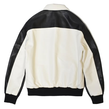 True Religion Color Blocked Logo Racing Jacket - White