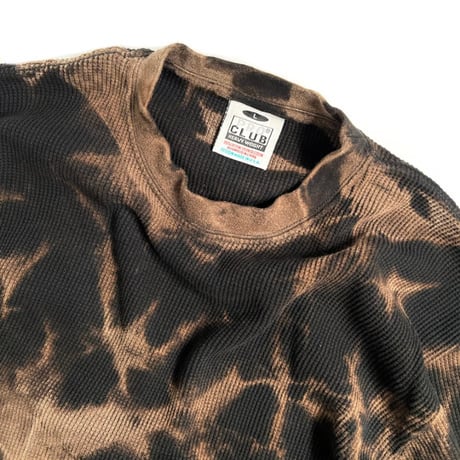 RAWDRIP Custom PRO CLUB L/S Frost Bleach Heavyweight Thermal Shirts / 全2色