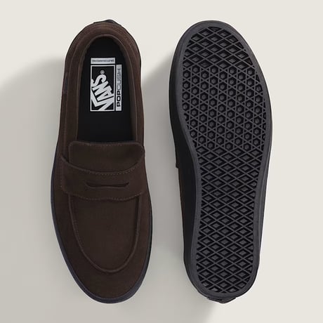Vans Skate Loafer Suede - BrownｘBlack