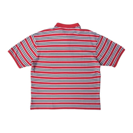 Levis Boxy S/S Polo Shirts - Red Stripe