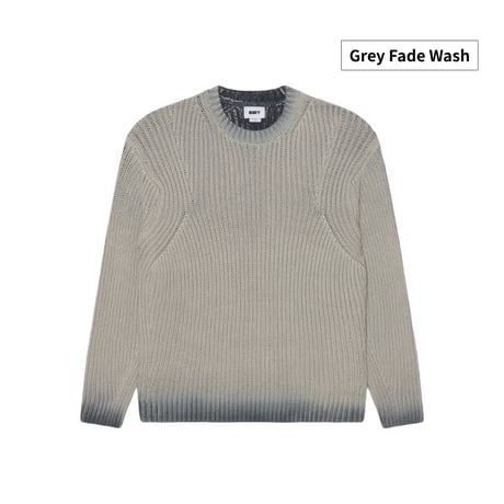 OBEY Ian Faded Wash Sweater / 全2色
