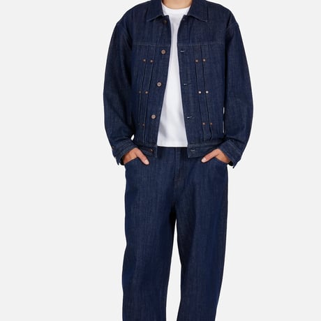 Dime Pleated Denim Jacket