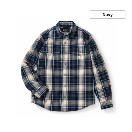 Carhartt 107013 Loose Fit Heavyweight Flannel L/S Plaid Shirts / 全3色
