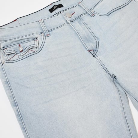 True Religion Billy Flap Bootcut Jeans - Light Journey Wash
