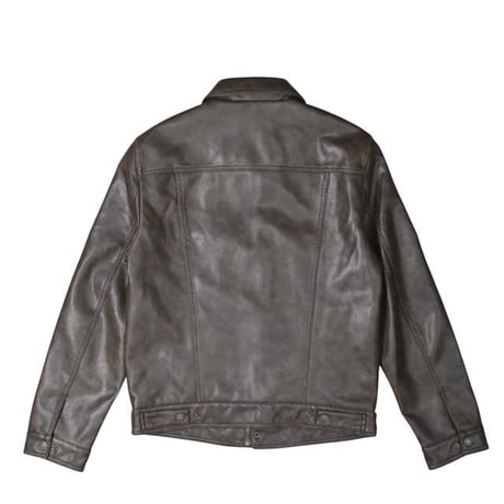 Levi's®︎  PU Leather 2 Chest Pocket Trucker Jacket LM2RU638 / 全2色