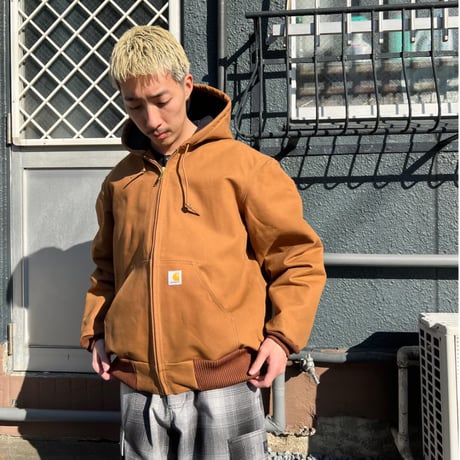Carhartt USA J140 Firm Duck Insulated Flannel Lined Active Jacket / 全2色