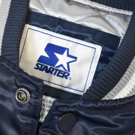 Starter New York Yankees Snap Varsity Jacket - Navy