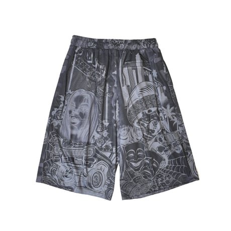 FB County Graffiti Mesh Shorts / 全2色